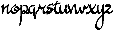 BELLISSIMA Regular otf (400) Font LOWERCASE