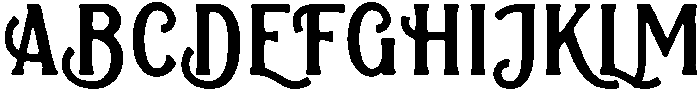 BELMONT Regular otf (400) Font UPPERCASE