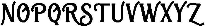 BELMONT Regular otf (400) Font UPPERCASE