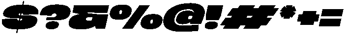 BERIER Extra Black Oblique otf (900) Font OTHER CHARS