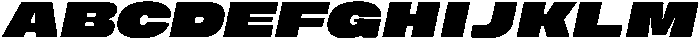 BERIER Extra Black Oblique otf (900) Font UPPERCASE