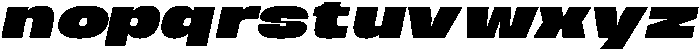 BERIER Extra Black Oblique otf (900) Font LOWERCASE