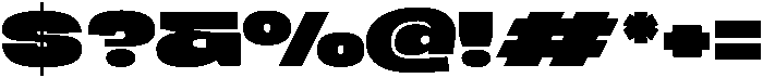 BERIER Extra Black otf (900) Font OTHER CHARS