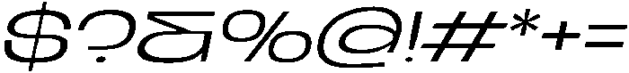 BERIER Extra Light Oblique otf (200) Font OTHER CHARS
