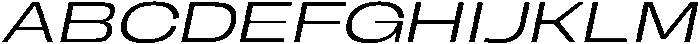 BERIER Extra Light Oblique otf (200) Font UPPERCASE