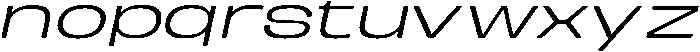 BERIER Extra Light Oblique otf (200) Font LOWERCASE