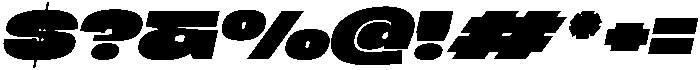 BERIER Fat Oblique otf (800) Font OTHER CHARS