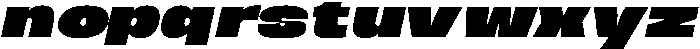 BERIER Fat Oblique otf (800) Font LOWERCASE