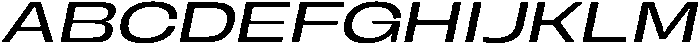 BERIER Light Oblique otf (300) Font UPPERCASE