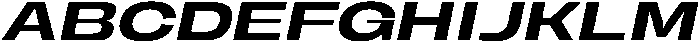 BERIER Medium Oblique otf (500) Font UPPERCASE