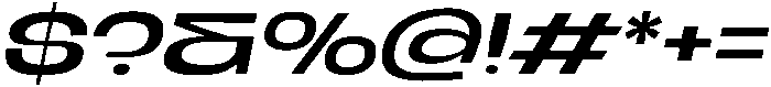 BERIER Regular Oblique otf (400) Font OTHER CHARS