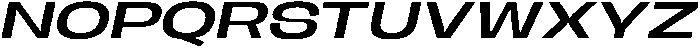 BERIER Regular Oblique otf (400) Font UPPERCASE