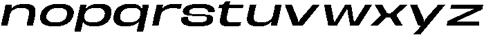 BERIER Regular Oblique otf (400) Font LOWERCASE