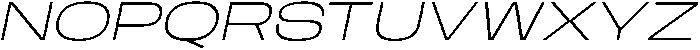 BERIER Thin Oblique otf (100) Font UPPERCASE