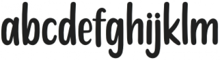 BEWITCHED Regular otf (400) Font LOWERCASE