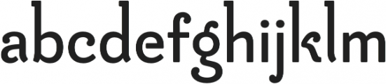 Be Creative otf (800) Font LOWERCASE