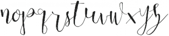 Be Grateful otf (400) Font LOWERCASE