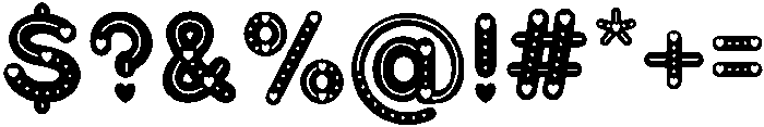 Be Mine Regular otf (400) Font OTHER CHARS