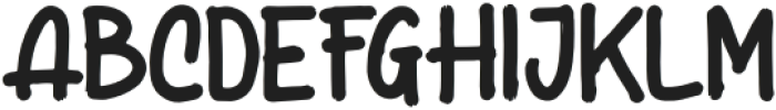 Be Serious Regular otf (400) Font UPPERCASE