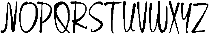 Be Yourself Always otf (400) Font UPPERCASE