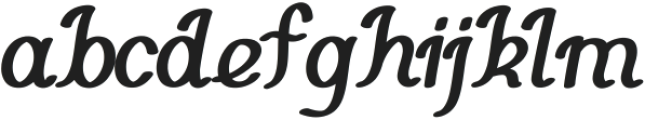 Be Yourself Regular ttf (400) Font LOWERCASE