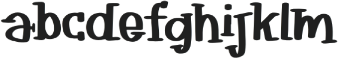 BeBold Bold otf (700) Font LOWERCASE