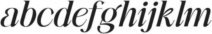 BeOkay DisplayRegularItalic ttf (400) Font LOWERCASE