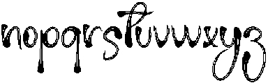 Beach Days Regular otf (400) Font LOWERCASE