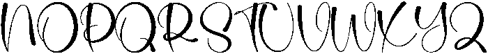 Beach Happiness Regular otf (400) Font UPPERCASE