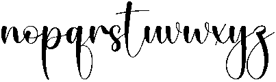 Beach Happiness Regular otf (400) Font LOWERCASE