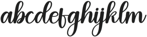 Beach Heart Regular otf (400) Font LOWERCASE