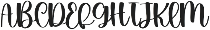 Beach In Valentine Regular otf (400) Font UPPERCASE