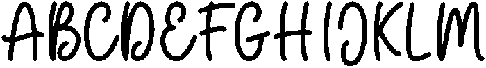 Beach Party Regular otf (400) Font UPPERCASE