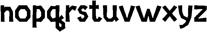 Beach Regular otf (400) Font LOWERCASE