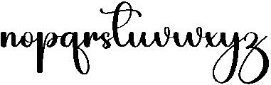 Beach Summer Regular otf (400) Font LOWERCASE