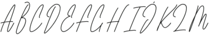 Beam Visionary Signature otf (400) Font UPPERCASE