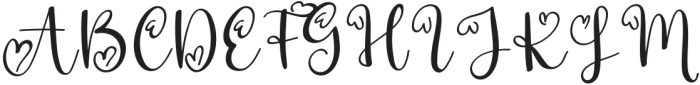 Beaming Regular otf (400) Font UPPERCASE