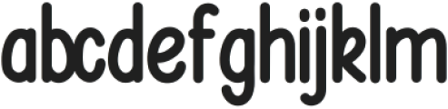 Bear Hug Regular ttf (400) Font LOWERCASE