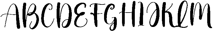 Bear Regular otf (400) Font UPPERCASE