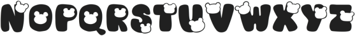 Bear bear Regular ttf (400) Font UPPERCASE