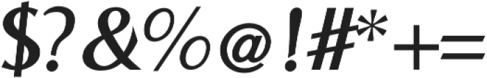 Bearings Bold Italic otf (700) Font OTHER CHARS