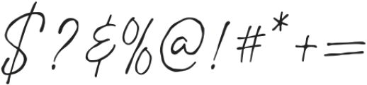 Bearish Regular otf (400) Font OTHER CHARS