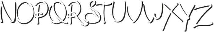 Bearley-Shadow otf (400) Font UPPERCASE