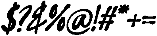 Beasstro Slant otf (400) Font OTHER CHARS