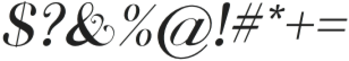 Beast Bird Italic otf (400) Font OTHER CHARS