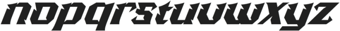 Beast Kings Italic otf (400) Font LOWERCASE