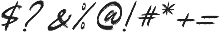Beasty Strength otf (400) Font OTHER CHARS