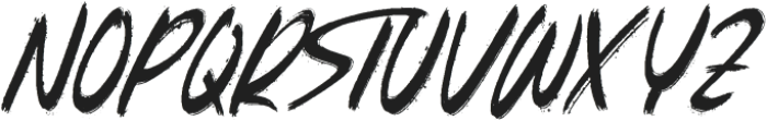 Beasty Strength otf (400) Font LOWERCASE