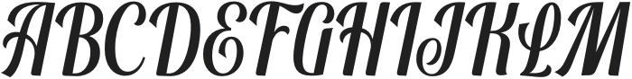 Beathend Medium otf (500) Font UPPERCASE