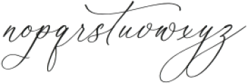 Beatrice Clorophil Italic otf (400) Font LOWERCASE